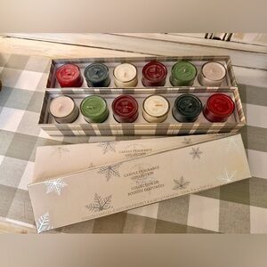 PIER 1 IMPORTS, CHRISTMAS 2015, CANDLE FRAGRANCE COLLECTION, SET/2. NEW IN BOX.